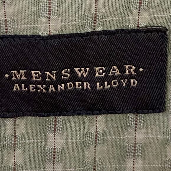Vintage Alexander Lloyd Shirt 5X Button Pocket Pleated Seersucker Short Sleeve - Picture 4 of 7